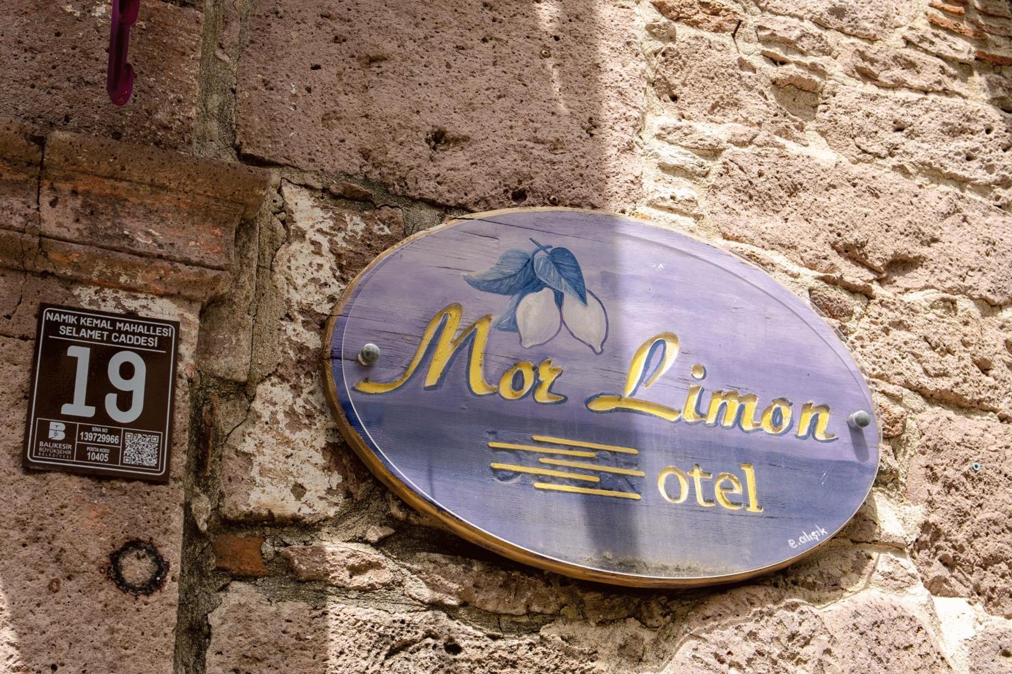 Cunda Mor Limon Otel Ayvalı Exterior foto